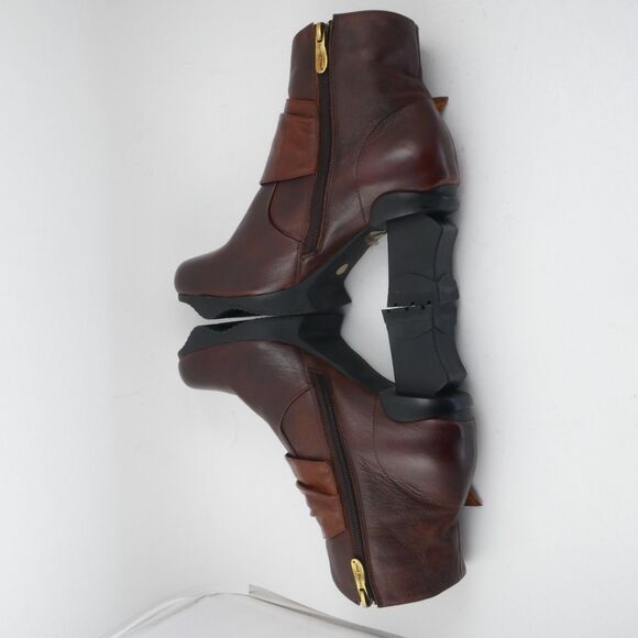 L'Artiste by Spring Step Sprint Step Natia Leather Ankle Boots Brown Women's :9 - Picture 5 of 14